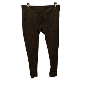 Ann Taylor Ponte Skinny Ankle Pants in Black Size 2